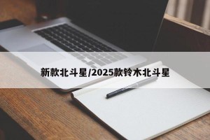 新款北斗星/2025款铃木北斗星